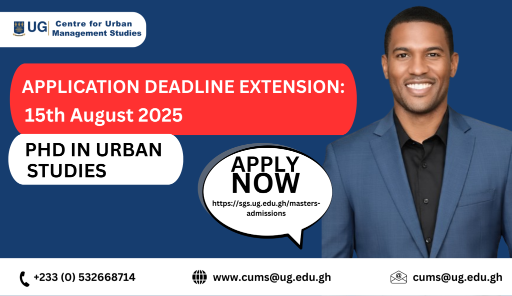 PhD - Urban Studies Extension